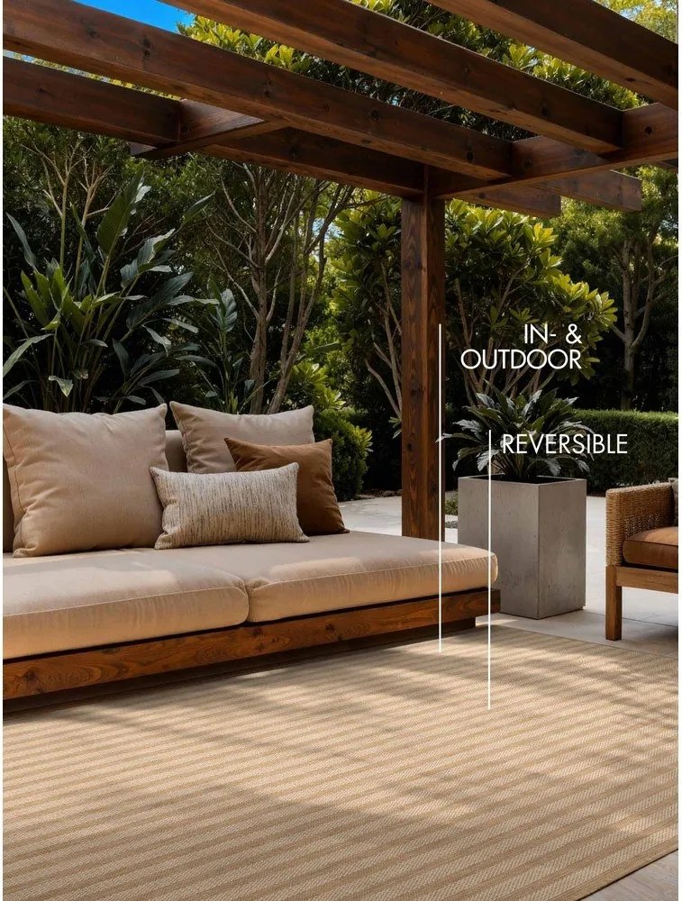 Covor pentru exterior și interior crem/în culoare naturală 200x300 cm Haringey Linley – Ted Baker