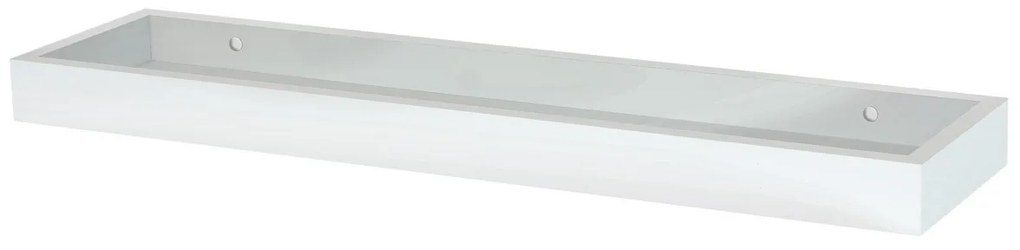 Etajeră de perete P-011, alb mat, 60 cm