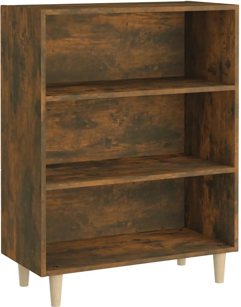vidaXL Servantă, stejar fumuriu, 69,5x32,5x90 cm, lemn prelucrat