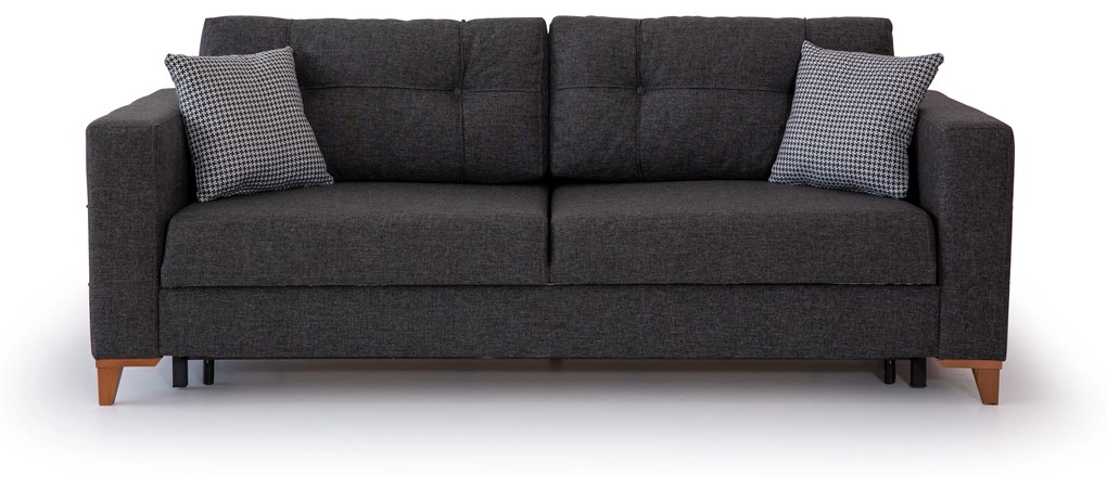 Set canapea extensibila de 210cm si fotoliu alya