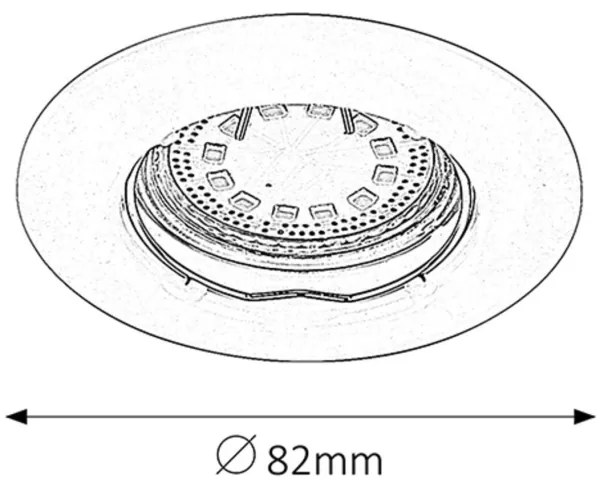 Rabalux 1046 - SET 3x Corp de iluminat tavan fals LITE 3xGU10-LED/3W/230V