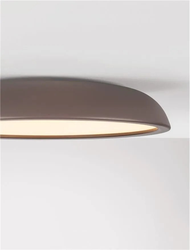 Lustra LED aplicata stil modern FELICIA maro 60cm