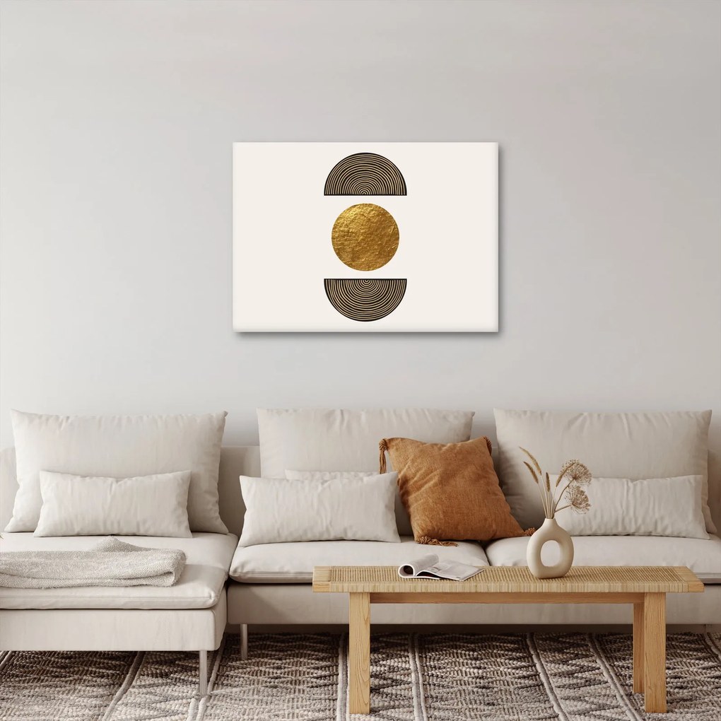 Tablou - Ornament de aur N⁰1 (70x50 cm)