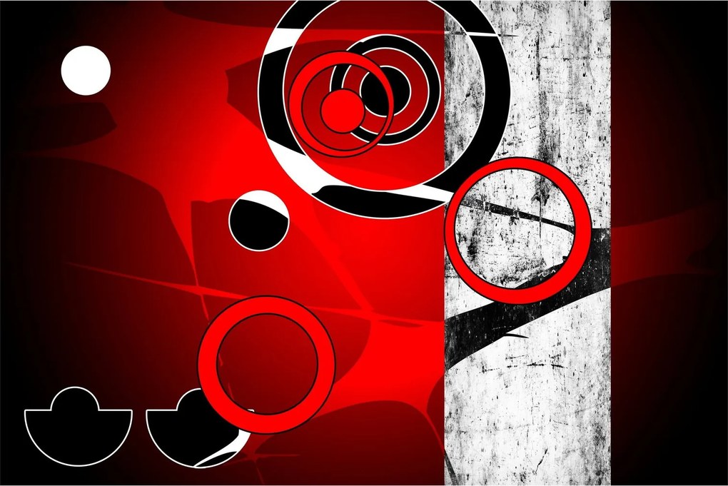 Tablou cu abstracție (90x60 cm)