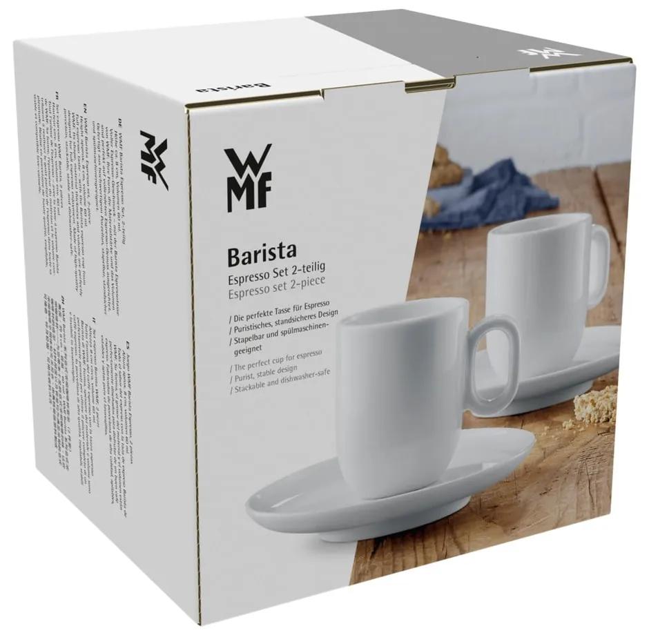 Cești albe pentru espresso din porțelan 2 buc. 60 ml Barista – WMF