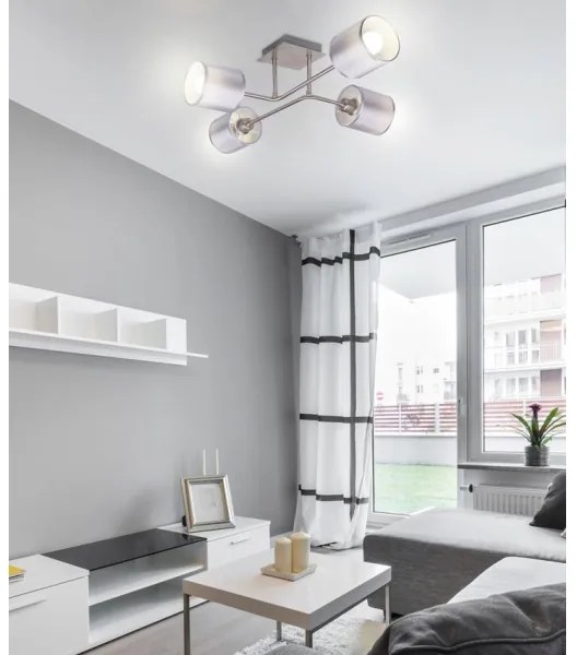 Lustră aplicată SAX 4xE14/40W/230V