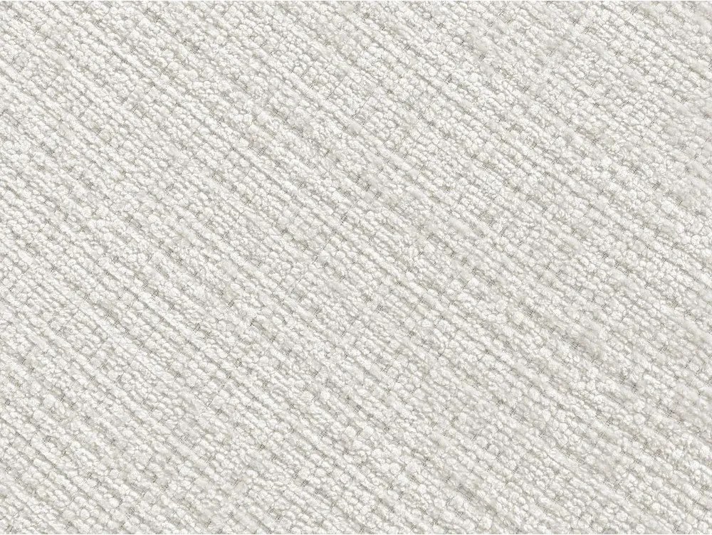 Colțar alb cu tapițerie din chenille (cu colț pe partea dreaptă/cu șezlong) Leonore – Bobochic Paris