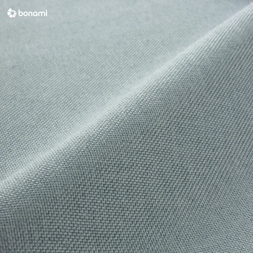 Pat matrimonial albastru/gri tapițat cu spațiu de depozitare cu somieră 160x200 cm Frieda – Meise Möbel