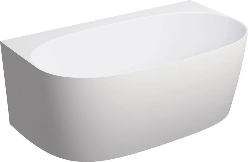 Cada freestanding compozit Omnires Valencia M+ BTW finisaj alb mat 148x86 cm