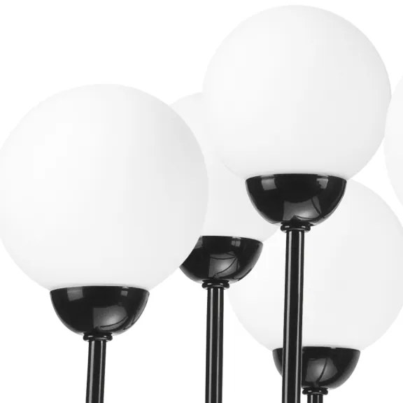 Lustră pe lanț TIFFY 5xG9/5W/230V neagră