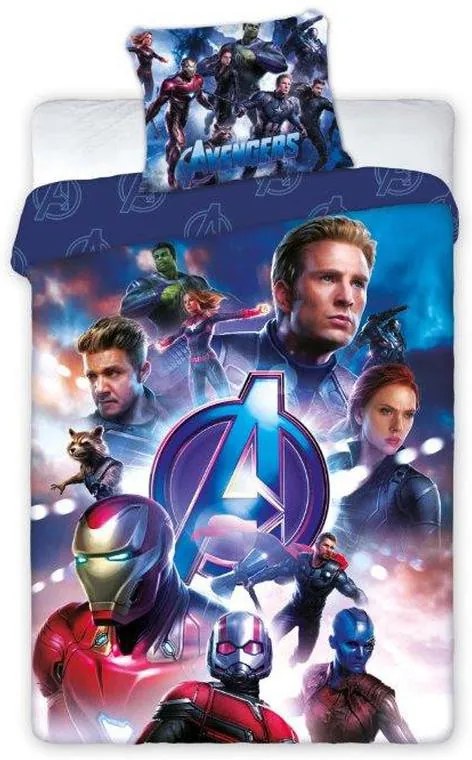 Avengers set de lenjerie de pat 140×200cm, 70×90 cm