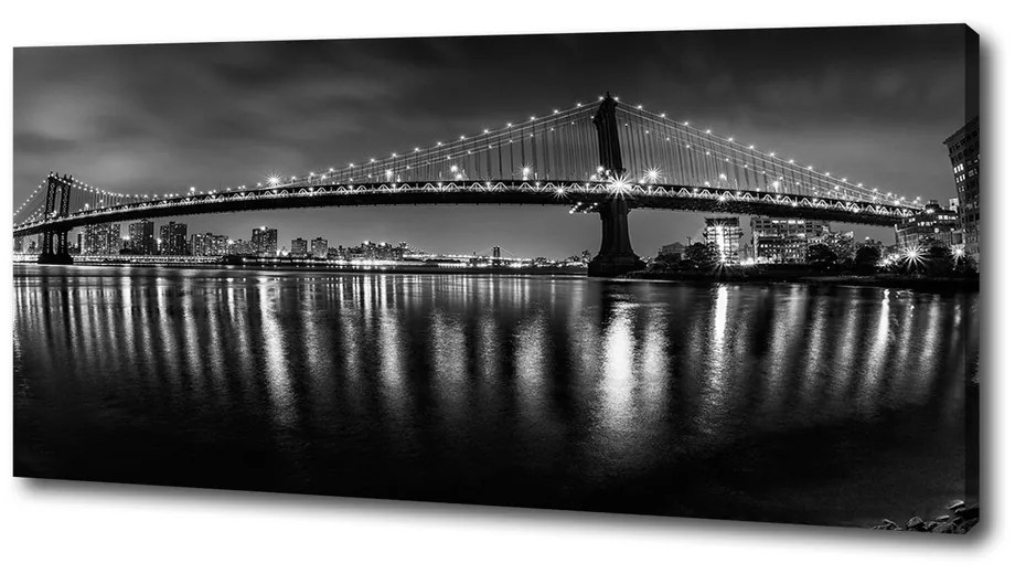 Print pe canvas Manhattan pe timp de noapte