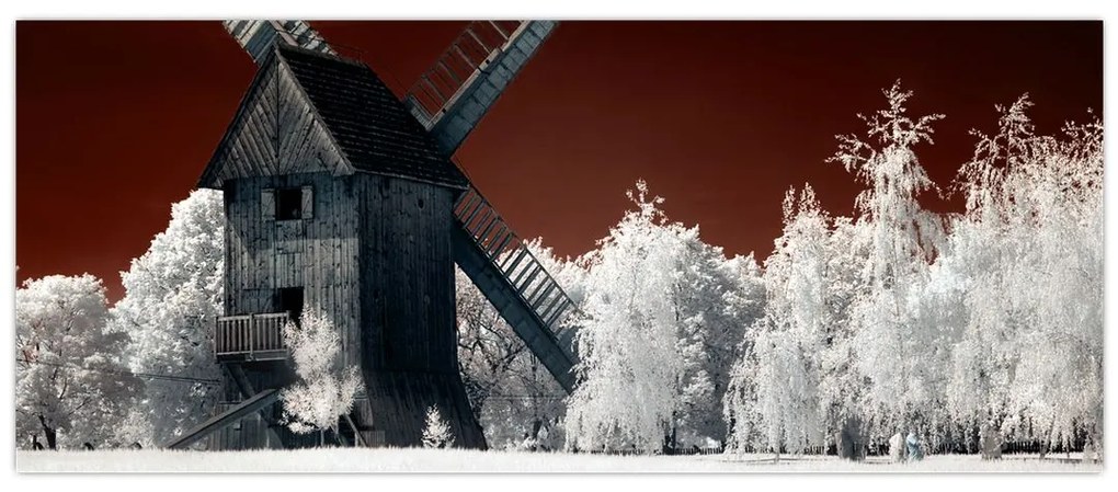 Tablou cu moară (120x50 cm)