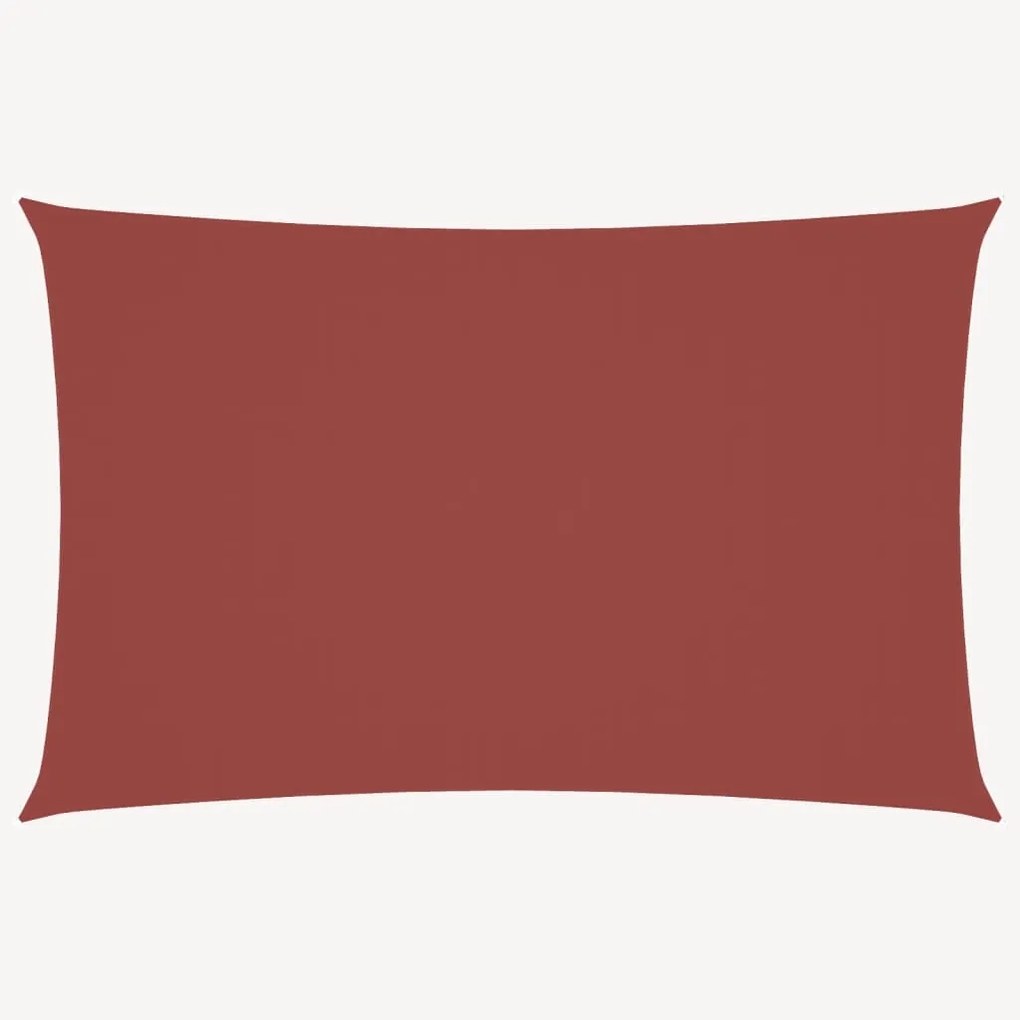 vidaXL Parasolar, cărămiziu, 2,5x5 m, țesătură oxford, dreptunghiular