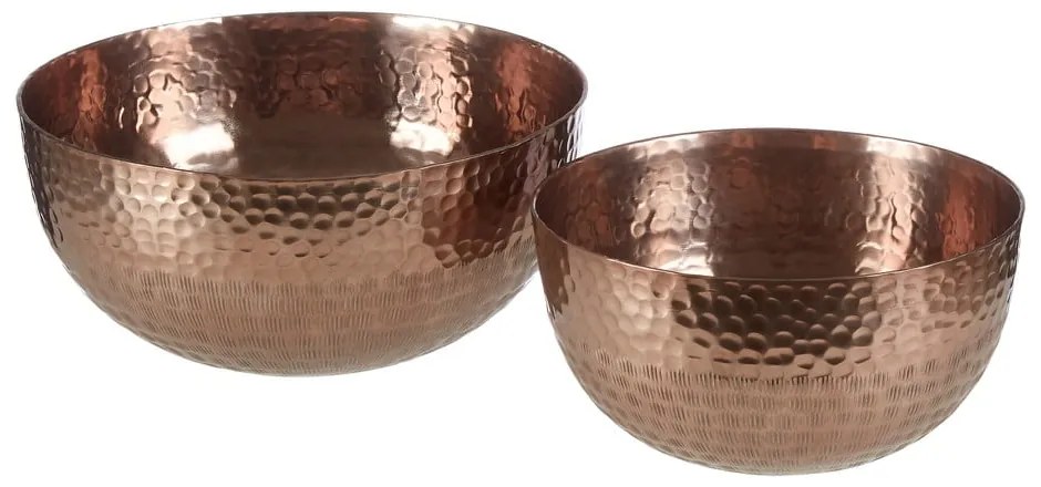 Boluri de servire arămii 2 buc. din metal ø 26 cm Solis – Premier Housewares