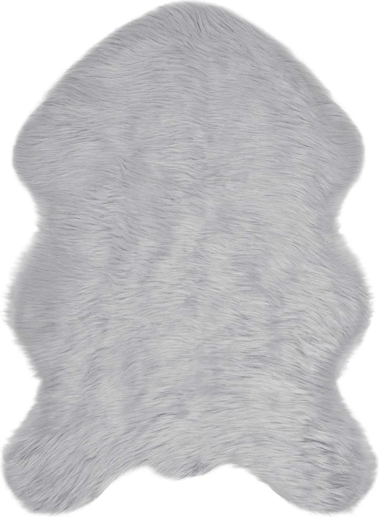 vidaXL Covor din Lână Faux Tafalla Gri 60 x 90 cm Poliester