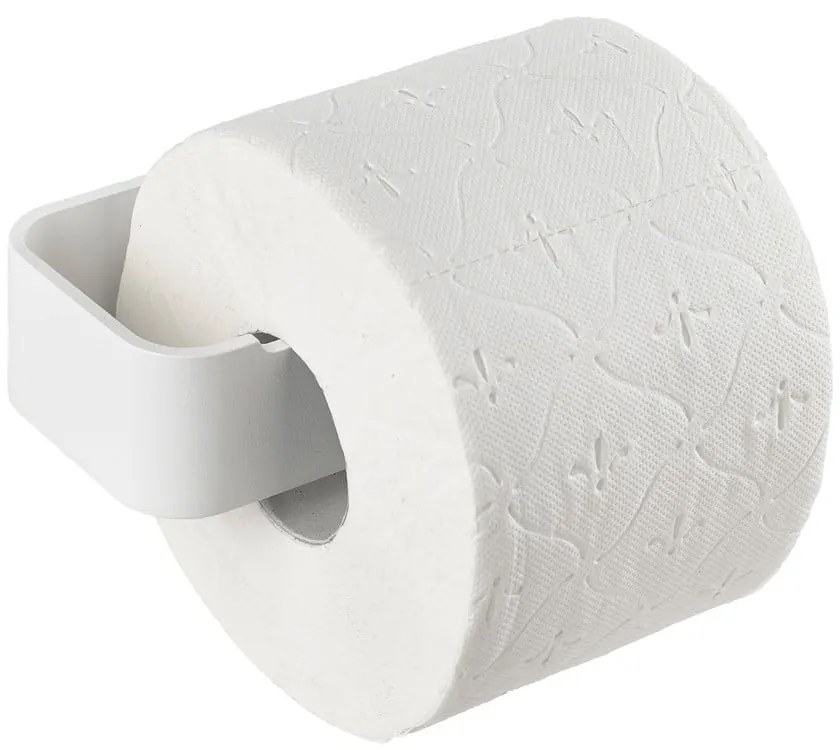 Suport pentru hârtie igienică alb de montat pe perete din metal Ume – Zone