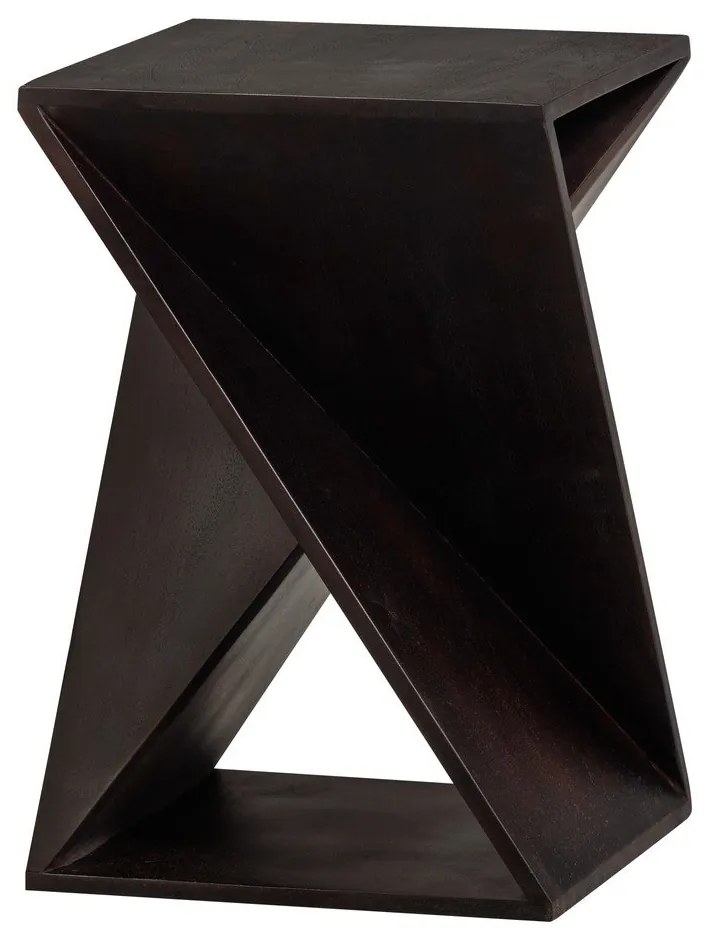 Măsuță auxiliară din lemn de acacia 41x41 cm Ikem – WOOOD