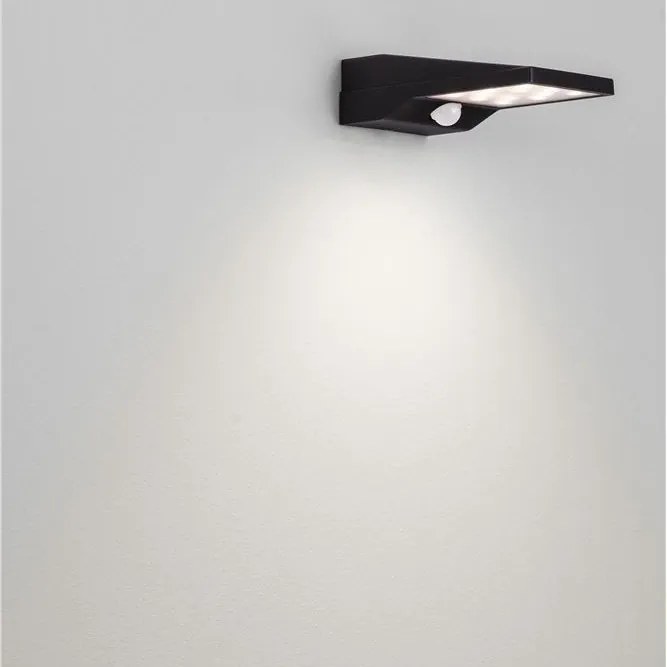 Aplica solara LED cu senzor de miscare Tek IP54