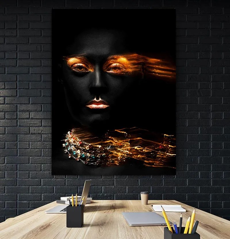 Tablou canvas Filling Gold 120x80 cm