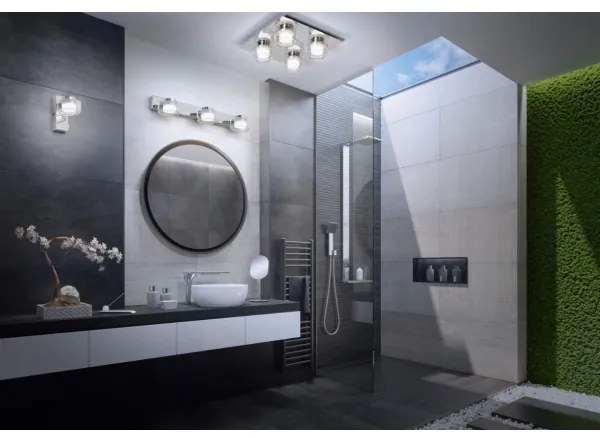 Aplică LED pentru baie Ledvance ORBIS FLAME 3xLED/5,5W/230V IP44 crom