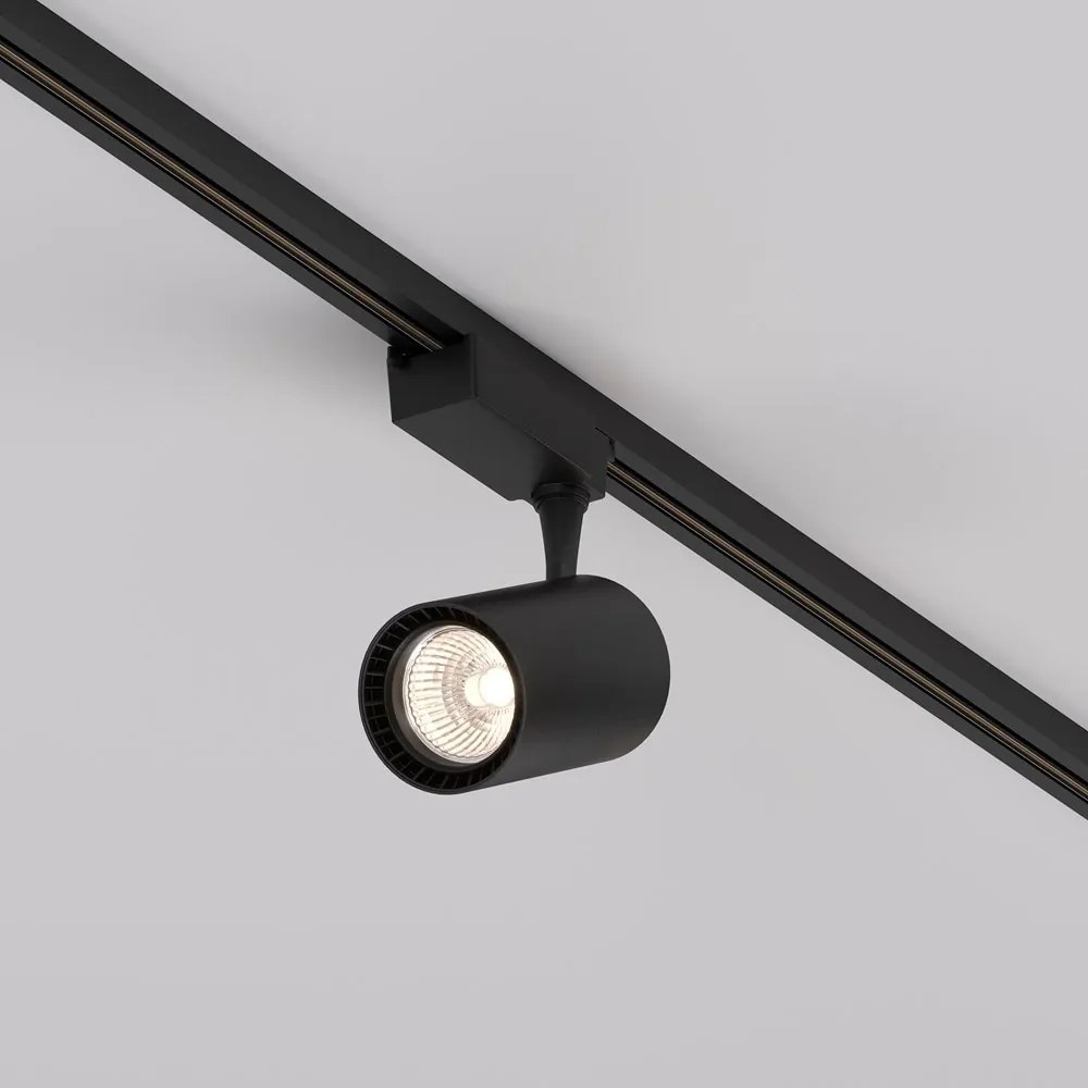Spot LED, accesoriu pentru sinele monofazate Unity, Vuoro negru 15W 3000K