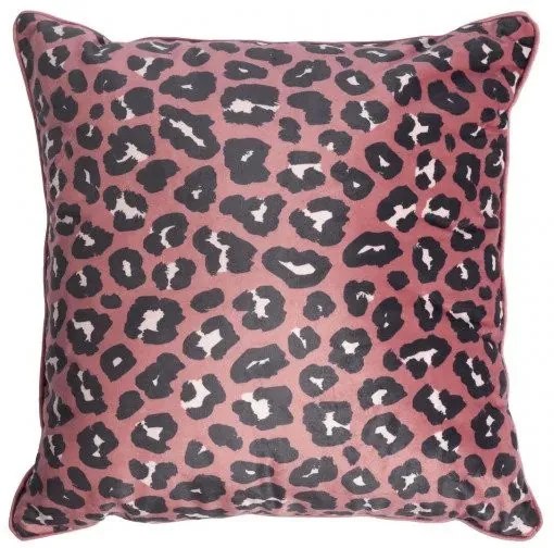 Perna decorativa velvet jaguar small blush, mistral, 45x45 cm, poliester, multicolor