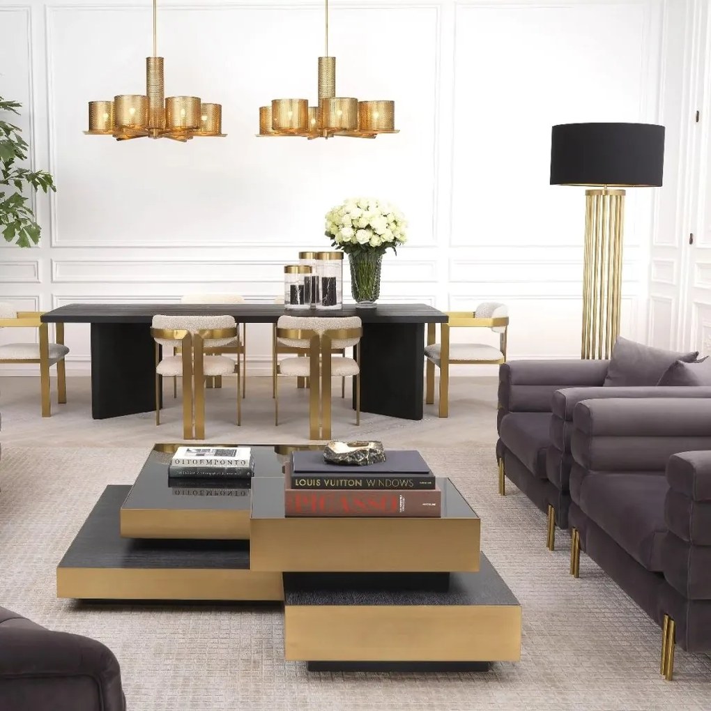 Lampadar, Lampa de podea design LUX Condo negru