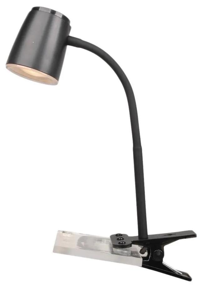 Lampă LED cu clemă LED/4,5W/230V neagră Top Light Mia KL C