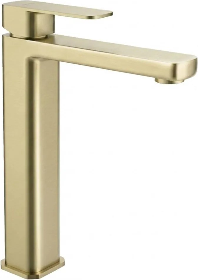 Baterie lavoar inalta Rea Arlo auriu periat