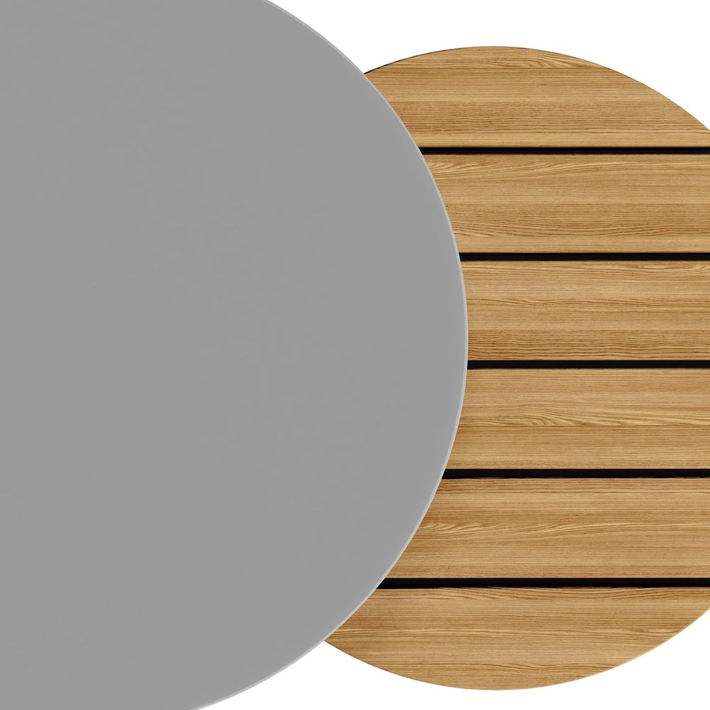 Set de mobilier de grădină pentru 4-5 locuri, Gri | Aosom Romania