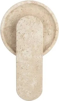 Aplica LED lumina ambientala MAVIS travertin galben