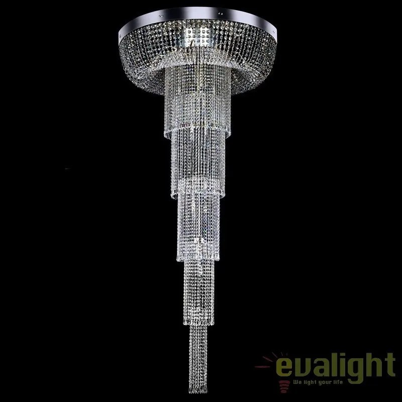 Lustra casa scarii Cristal Bohemia Exclusive LUX ROSAMUNDE DIA 1000x2200
