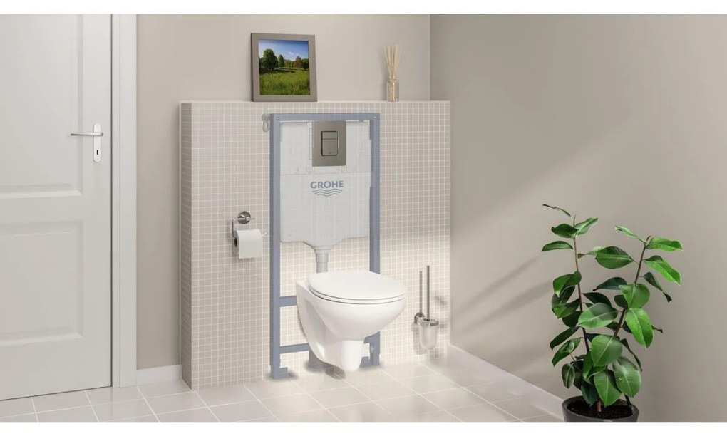 Grohe Solido cadru incastrat cu buton si sigiliu pentru vas wc suspendat 39930000