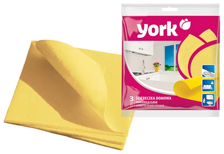 LAVETA UNIVERSALA USCATA 35X35 CM 3 BUC/SET, YORK