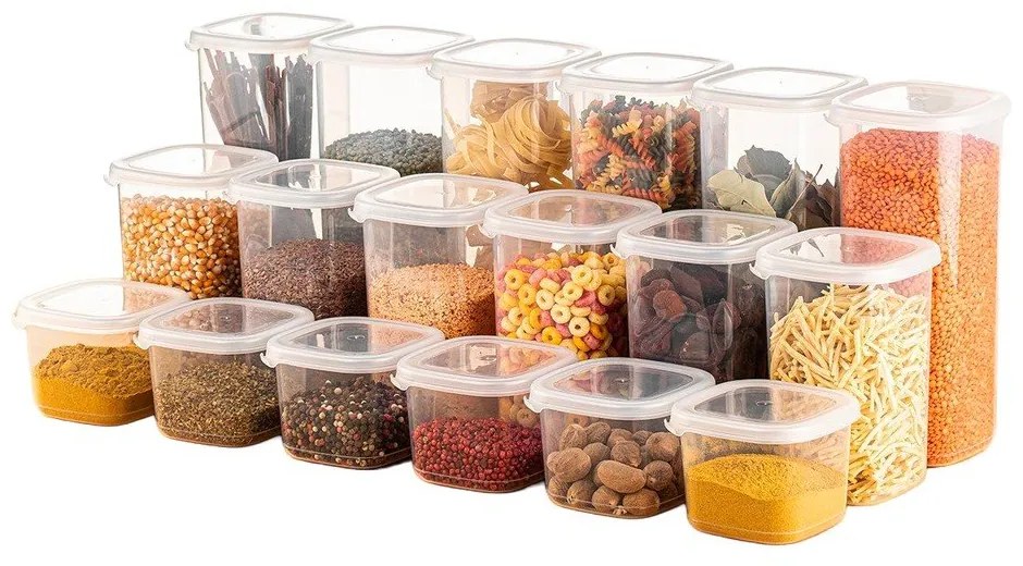 Recipiente 18 buc. pentru alimente Fresco – Hermia