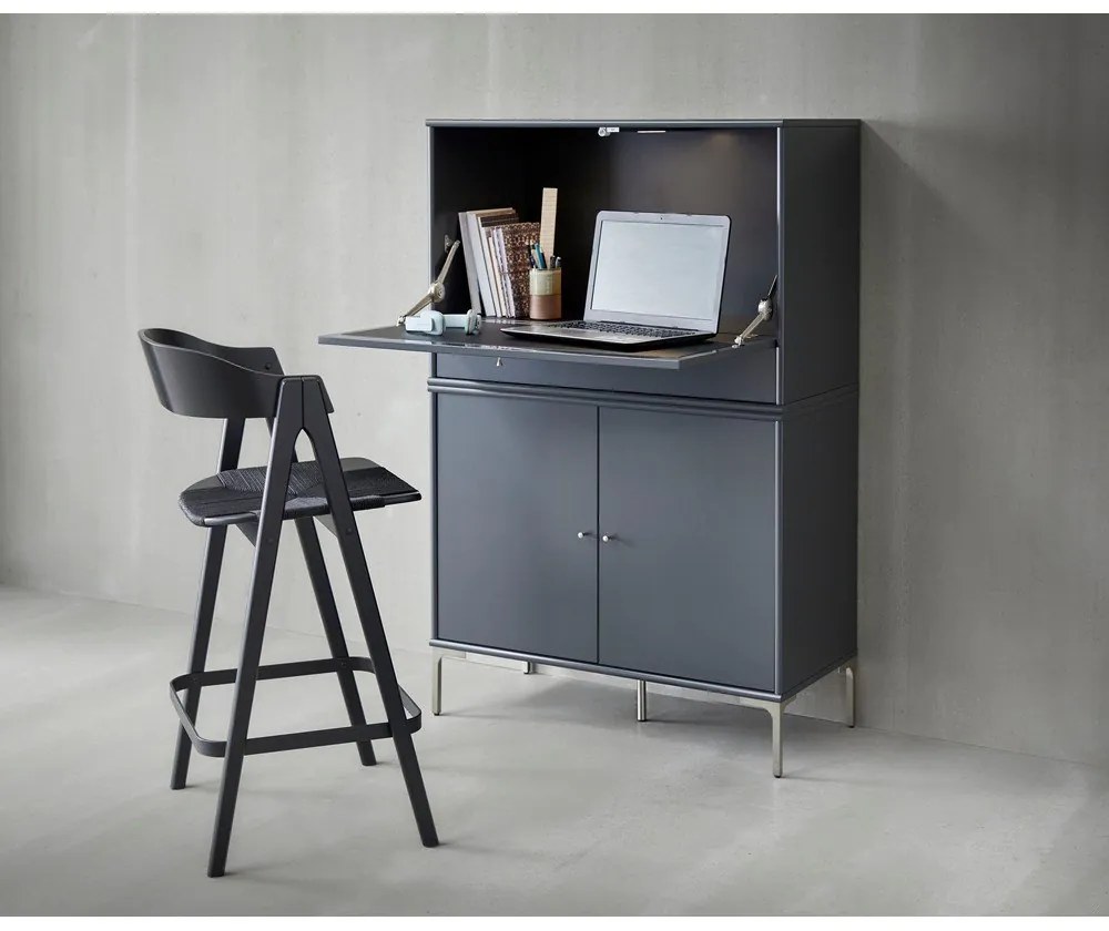 Dulap vinotecă gri 89x76 cm Mistral 004 - Hammel Furniture