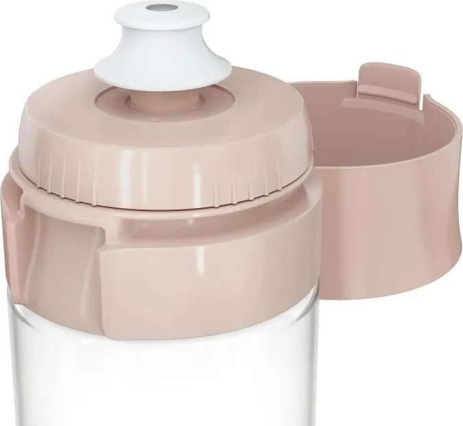 Sticlă filtrantă pentru apă Brita Fill & Go Vital, 600 ml, filtre MicroDisc, fără BPA, roz