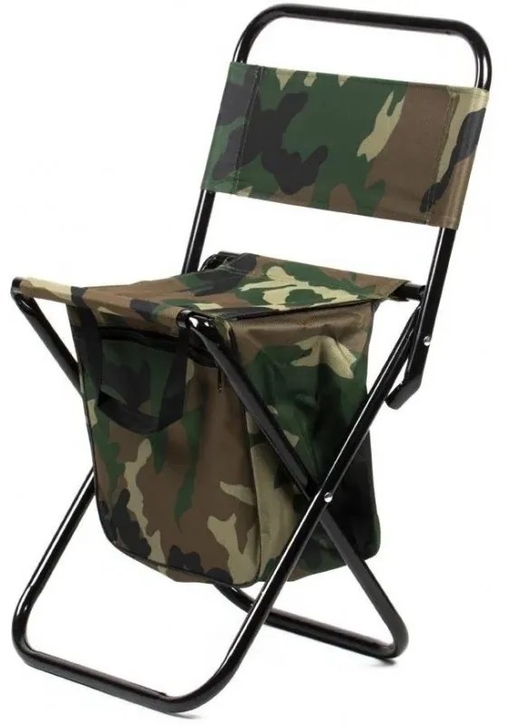 Scaun de camping pliabil MORO, maro-verde