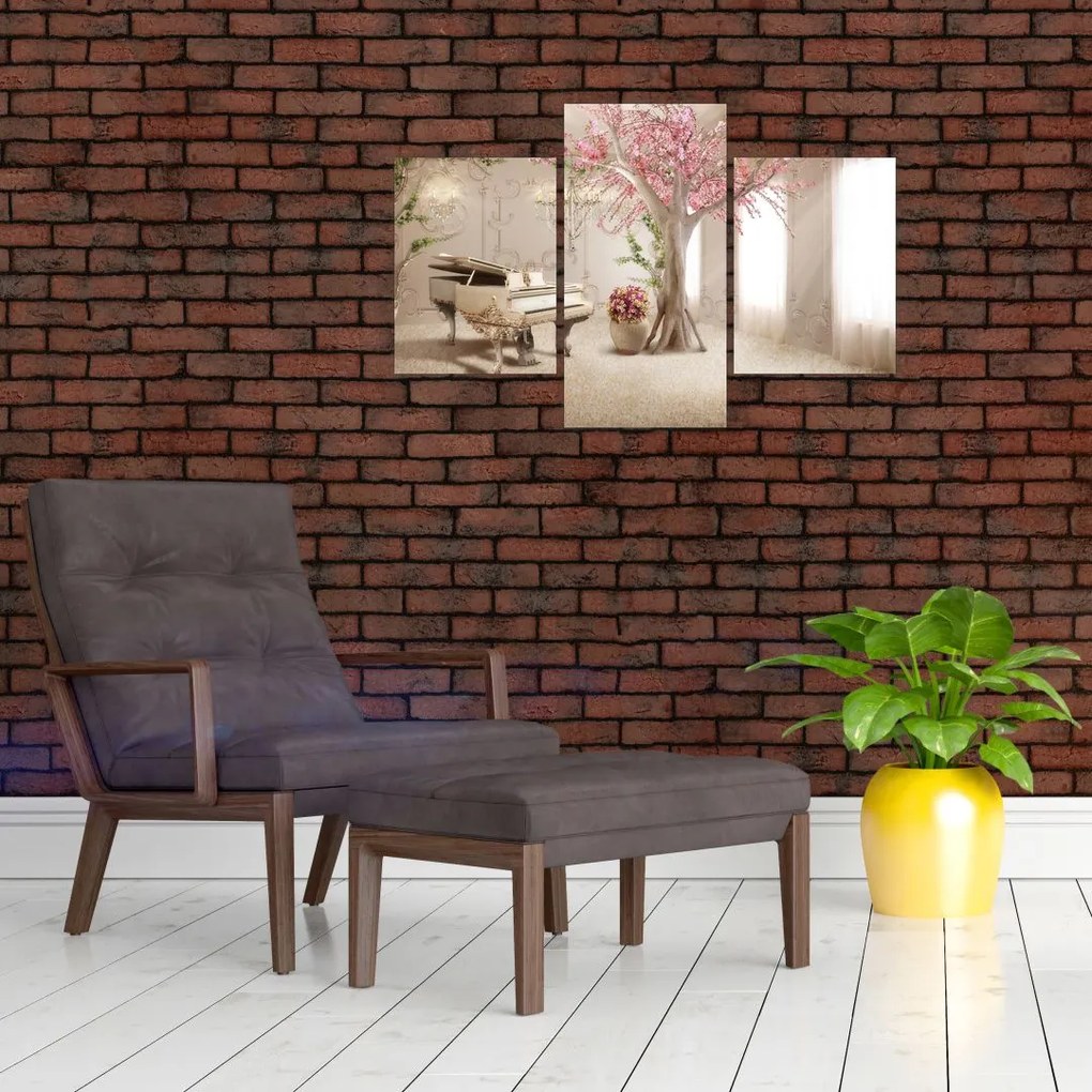 Tablou - Interior de vis cu pian (90x60 cm)