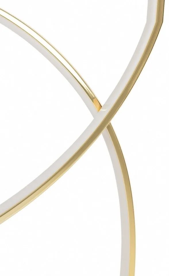 Lustra cu 6 inele LED suspendate Ring XXL auriu