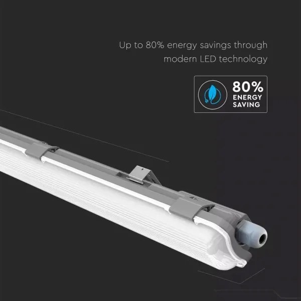 Corp de iluminat LED fluorescent industrial T8 1xG13/18W/230V 6400K 120 cm IP65