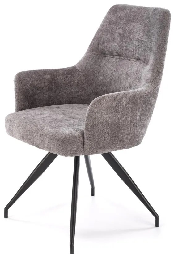 Scaun rotativ K542 stofa gri