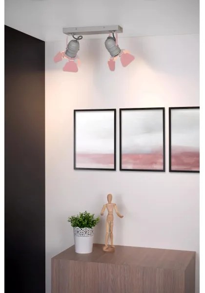 Spot Lucide 17997/02/66 PICTO 2xGU10/35W/230V roz