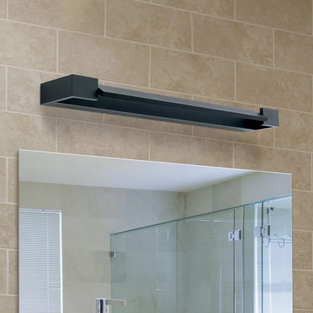 Aplica pentru oglinda baie reglabila IP44 MARILYN L-60cm negru