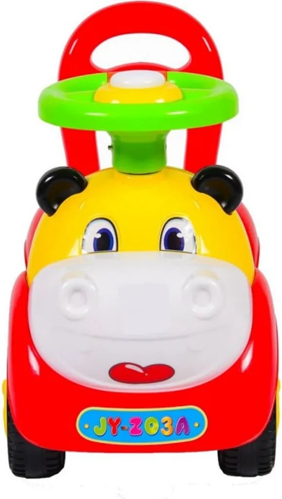 Masinuta cu functie de trotineta fara pedale NOVOKIDS™ Super Hipo Car , Cu melodii si sunete, maxim 25 kg , Pentru interior si exterior, Model