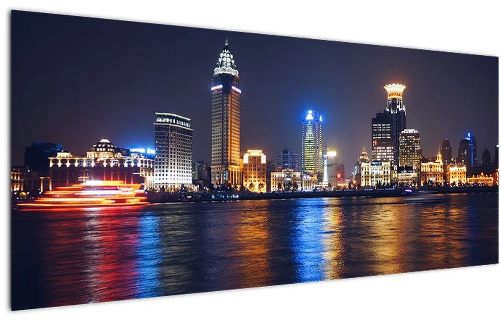 Tablou - Reflectările nopții (120x50 cm)