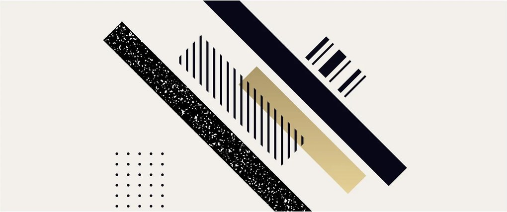Tablou - Forme geometrice N⁰5 (120x50 cm)