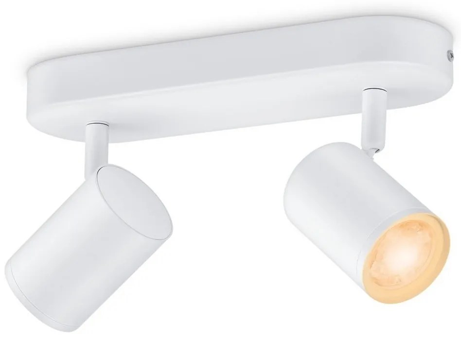 Spot LED RGBW dimabil IMAGEO 2xGU10/4,9W/230V Wi-Fi alb WiZ