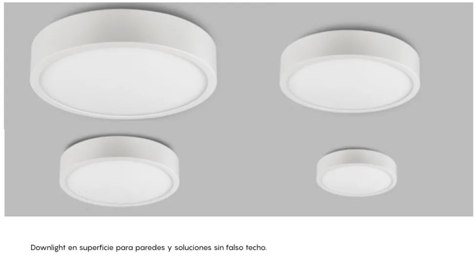 Mini Plafoniera LED aplicata tavan SAONA 17cm 14W 3000K